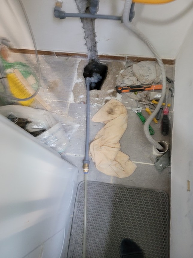 강서구 가양동 누수탐지, 보일러실 온수 배관 미세 물샘 정밀 압력검사 및 부분 신설 교체작업