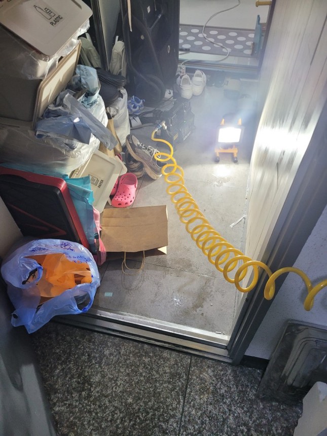 인천 부평동 누수탐지, 거실 냉장고 밑 수도 직수배관 교체 및 공압 검사 비용