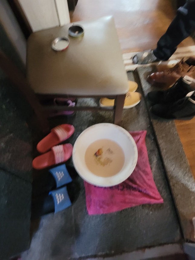 안산 본오동 누수탐지, 냉수배관 부분 교체 후 압력 검사 및 몰탈 마감까지 완벽 해결